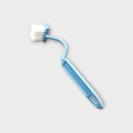 커브형 곡선 틈새 청소 브러쉬 솔 1P 그린