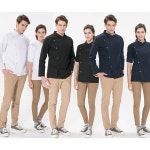 BE THE CHEF 긴팔 반팔겸용 크로스넥조리복 TC32수 O-150