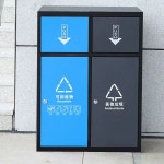 야외 분리수거함 분리수거대 쓰레기통 실외 휴게소 LF FL2 007