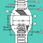 손가락 타이머 링 방수 스포츠 시계 숫자 핑거 카운터 다기능 반지 훈련 다이빙 기록