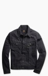 RRL 워시에 착용하는 로트 271 데님 트럭커 재킷 147567