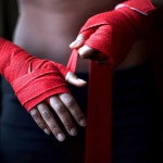 복싱핸드랩 스포츠 스트랩 산다 벨트 MMA 복싱 다채로운 붕대 킥복싱 핸드 프 이즈 2pcs Length 2 5m