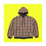 정품배송 17일 ERTR Reversible Hoodie Zip-Up Check L 1357112