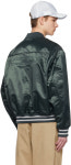 솔리드옴므 그린 바시티 보머 재킷 221F FRESH GREEN S231JP15