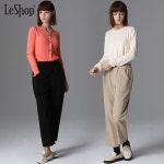 르샵 르샵 LeShop 밴딩 코팅 팬츠 택가격 59000원