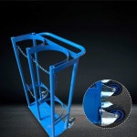 LPG 가스통 거치대 브래킷 보관함 엘피지 산소통 카트 병원 고압 수레 브라켓 홀더