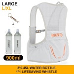 INOXTO 2022 초경량 러닝 백팩 보습 조끼 자전거 마라톤 하이킹에 적합 휴대용 2 5L 11 L lightgrayorange450