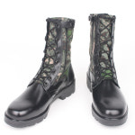 레저포유 국산수제 테러화 8종 반목 긴목 천연가죽 사막화 전투화 군화 워커 04 테러화 디지털 긴목-지퍼 270