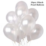 글로브 풍선 스탠드 생일 파티 장식 1개 15 10pcs- hite Ball Q13-W