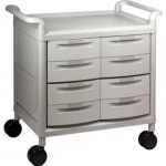 대경 웨건 운반 무빙카트 PVC드레싱카 병원 한의원 요양원 Drawer Cart 1개