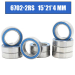 베어링 10PCS 15x21x4mm ABEC 3 취미 전기 RC 자동차 트럭 6702 RS 2RS 볼 밀봉 6702RS