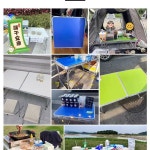 접이식 매대 판촉 휴대용 플리마켓 진열대 부스 선반