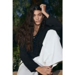 H&M 에이치앤엠 리본 탑 NEGRO 1268145001