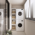 스피드랙 스피드랙 틈새수납장 3단 세탁실 다용도실 베란다 철제선반 조립식 앵글 랙