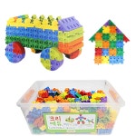 창의 상상력 지능발달 영재 IQ커넥팅 블록 CQ 창작놀이 논리적사고 유아교구