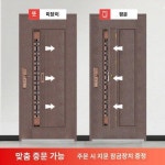 스테인리스 양문형 한국식 단문형 가정용 빌라 방범문 통풍입구 맞춤형