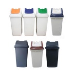 향누리 8호 다용도 휴지통 쓰레기통 업소 카페 관공서 화장실100L 8호 블랙 1개 100L-ALL