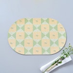 모던하우스 모던하우스 L 봄꽃이살랑 타원 방수 식탁매트 플라워 콜라주 NK2625020