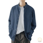 남자청남방 나들이 캐주얼 데님 봄가을 데일리 빈티지 청셔츠
