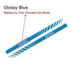 자동차 문짝 사이드 스커트 스티커 포드 퓨전 레인저 엣지 몬데오 1 Glossy 1개 H For Shelby