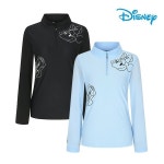 디즈니골프 자수 반집업 티셔츠 DM1LTS007