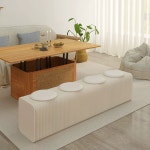 종이의자 골판지의자 페이퍼벤치 3인용 공간활용 6인용