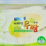 식당용 무쌈 흰색 3kg 벌크용 고깃집 화로구이집 쌈무 1개