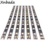 DC12V LED 스트립 5050 60 LEDs m 유연한 PCB 조명 RGB 웜 그린 1M 2M 3M 4M 5M 방수 IP65