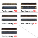 LCD 디스플레이 스크린 플렉스 FPC 커넥터 마더보드 온 삼성 A01 A21 A50 A70 A80 용 USB 충전 2