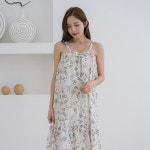 지니골프 여자 골프샤워가운 골프랩가운 미니플라워 프리사이즈