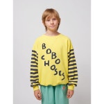 보보쇼즈 보보쇼즈 아동 맨투맨 Diagonal Bobo Choses sweatshirt B125AC039