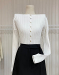 나인 PETTU TWOWAY CROP CARDIGAN NMO1CKCD2195M0SG