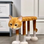 모양 의자 스툴 신발장 벤치 원목 인테리어 현관