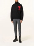 아미 롤크라겐풀오버 SCHWARZ ROT 1001364111