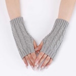 꽈배기 엄지 오픈형 따뜻한 핸드워머 겨울 야외 실내 무지핸드워머 핸드워머