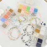 졸리몰리 시드비즈 세트 비즈 마스크줄 마스크스트랩 만들기 동백이 팔찌 반지만들기 DIY SET x 쿠앤크 1개