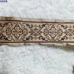 8센티 중국식 뉴클래식 길상무늬 패브릭 커튼 부자재 소파 유럽식 레이스 장식