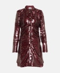 가니 스팽글 드레스 Burgundy