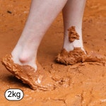 세경팜 국내산 고운황토 2kg 황토밟기 맨발걷기 황토밟기 맨발걷기 황토가루 황토팩 황토흙 황토염색