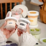 푸딩 병 플라스틱 일회용 용기 요거트 쨈 베이킹컵