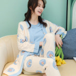 유럽풍 임산부 잠옷 상하의 세트 h8272 M