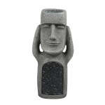 가든 See Hear Speak No Evil Garden 부활절 섬 조각상 창의적인 정원 수지 조각 야외 장식 돌 홈 데코 그놈