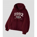 매장상품 라이크더모스트 LIKE THE MOST 1992 오버핏 후드 와인 760455