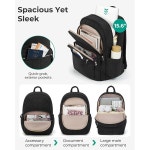 백스마트 대학용 노트북 백팩 여성용 여행용 퀼트 캐주얼 데이팩 15 6 노트북용 방수 책가방