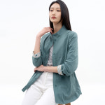 지센 하이넥 사파리 코트 LCCAN223