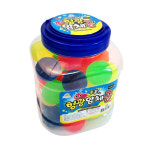 500 형광얌체공 1통 40개 KM 통통볼 탱탱볼 소프트볼