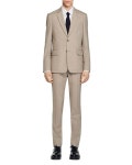 산드로 산드로 슬림 핏 수트 자켓 Taupe 5183837
