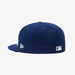 뉴에라 뉴에라 스냅백 MLB LA 다저스 스크립트 사이즈캡 다크 로얄 힙합 모자 712 59 145923