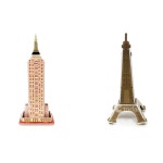 빌딩 에펠탑 타워 미니어쳐 모형 만들기 만들기수업 만들기놀이 방과후교재 유치원