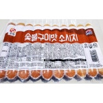 사조오양 소시지 숯불갈비맛 100g X10개 1KG X10